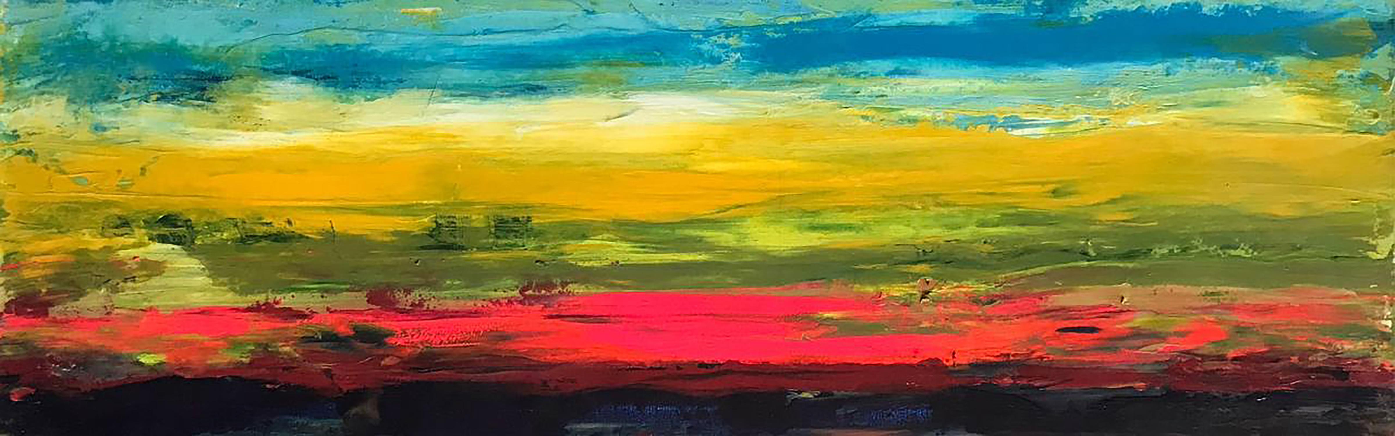 Acrylic painting Special sunset Melezhik Olga