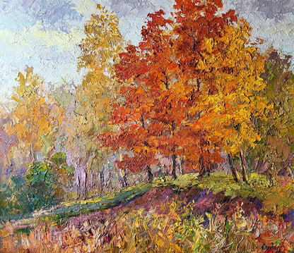 Oil painting Autumn Serdyuk Boris Petrovich