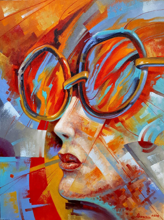 Oil painting Jazz Glasses Sergey Voichenko