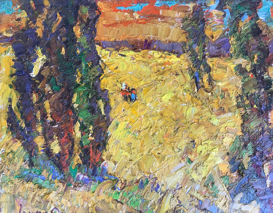 Oil painting Golden field Ivanyuk Alex
