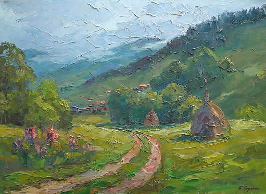 Oil painting Path in the mountains Serdyuk Boris Petrovich