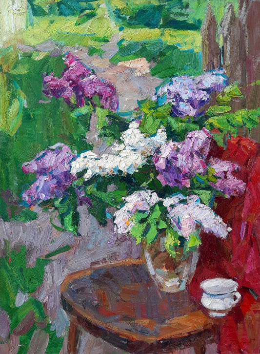 Oli painting Lilac Pereta Vyacheslav