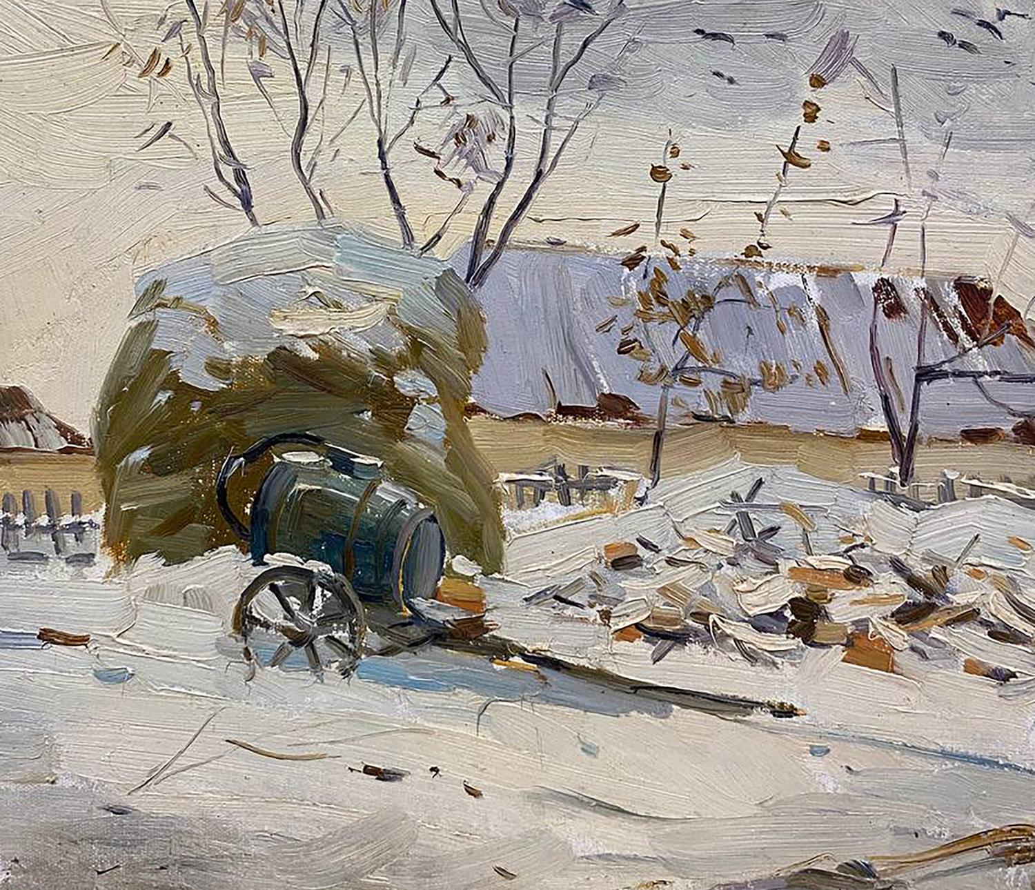 Oil painting Early winter Unknown artist