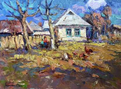 Oil painting Spring Ivanyuk Oksana