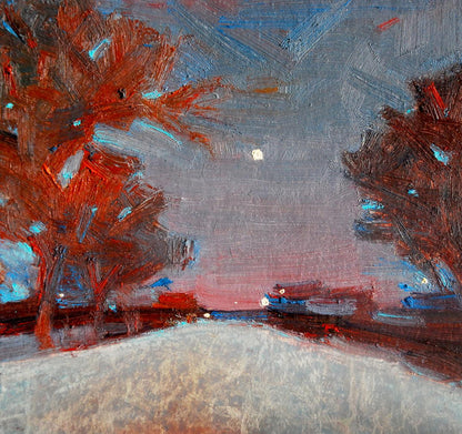 Oil painting Night Prohorchuk Daria