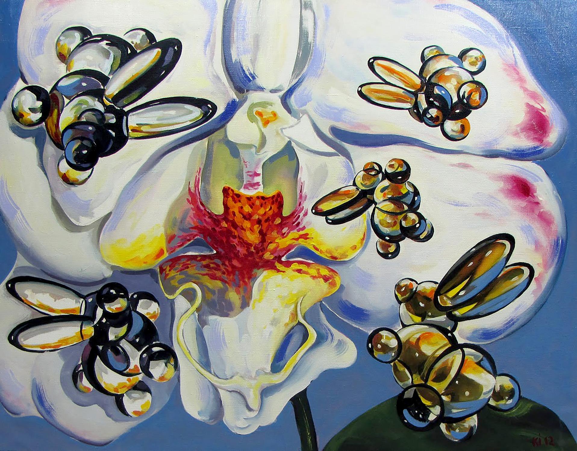 Oil painting Orchid Igor Konovalov