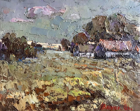 Oil painting Way home Ivanyuk Alex