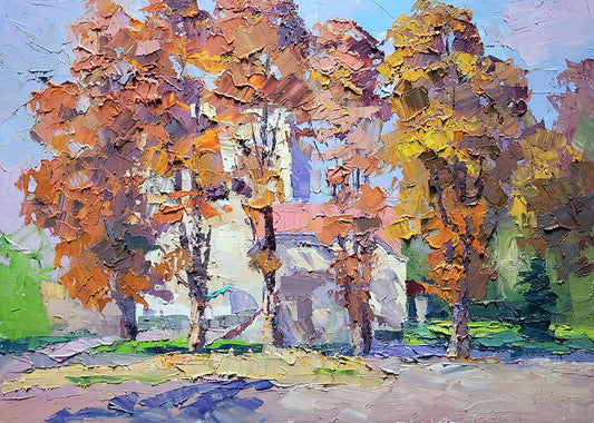 Oil painting Chestnuts Serdyuk Boris Petrovich