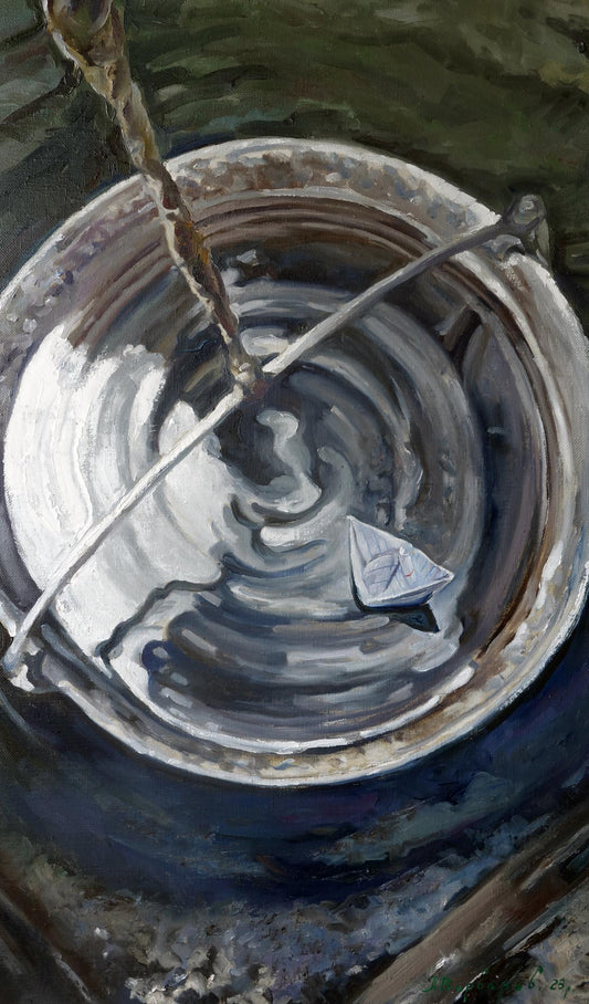 Oil painting Living water Varvarov Anatoly Viktorovich