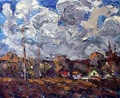 Oil painting March Ivanyuk Alex