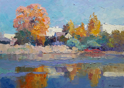 Oil painting Over the water Serdyuk Boris Petrovich