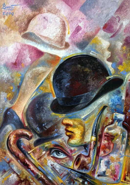 Oil painting Bowls Sergey Voichenko
