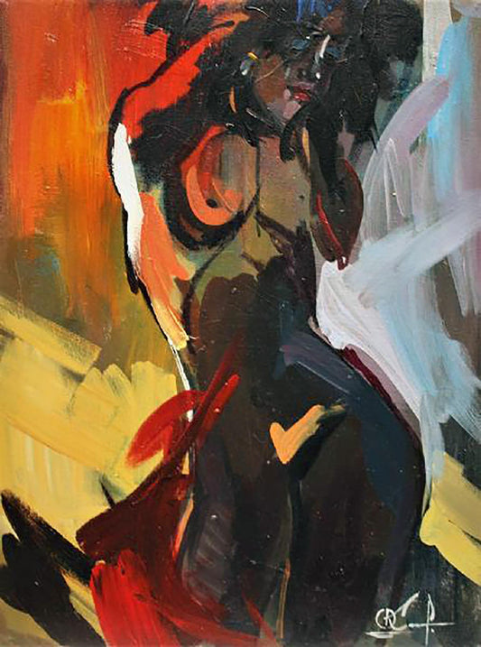 Oil painting In the warm rays Kozyar Yuri