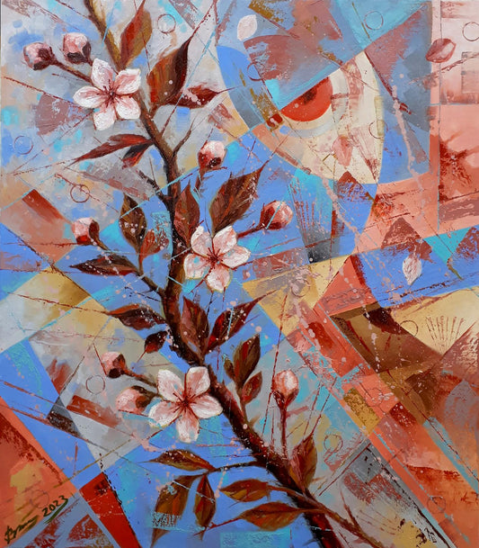 Oil painting Spring tree Sergey Voichenko