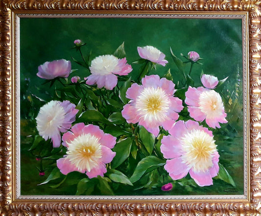 Oil painting peoniesKorkishko Vasily