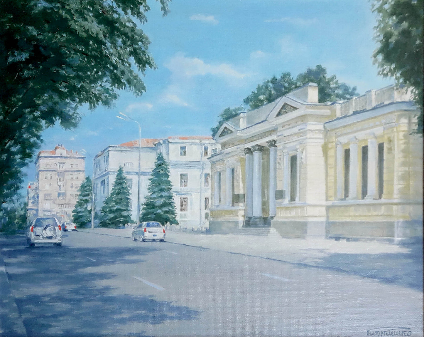 Oil painting Historical Museum in Dnipro Korkishko Vasily