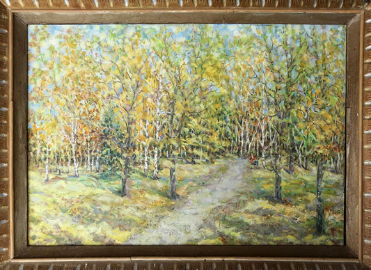 Oil painting Autumn in Sumy Oblast Shapoval Ivan Leontyevich