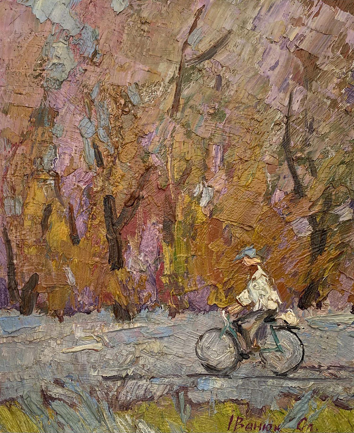 Oil painting On a walk Ivanyuk Alex