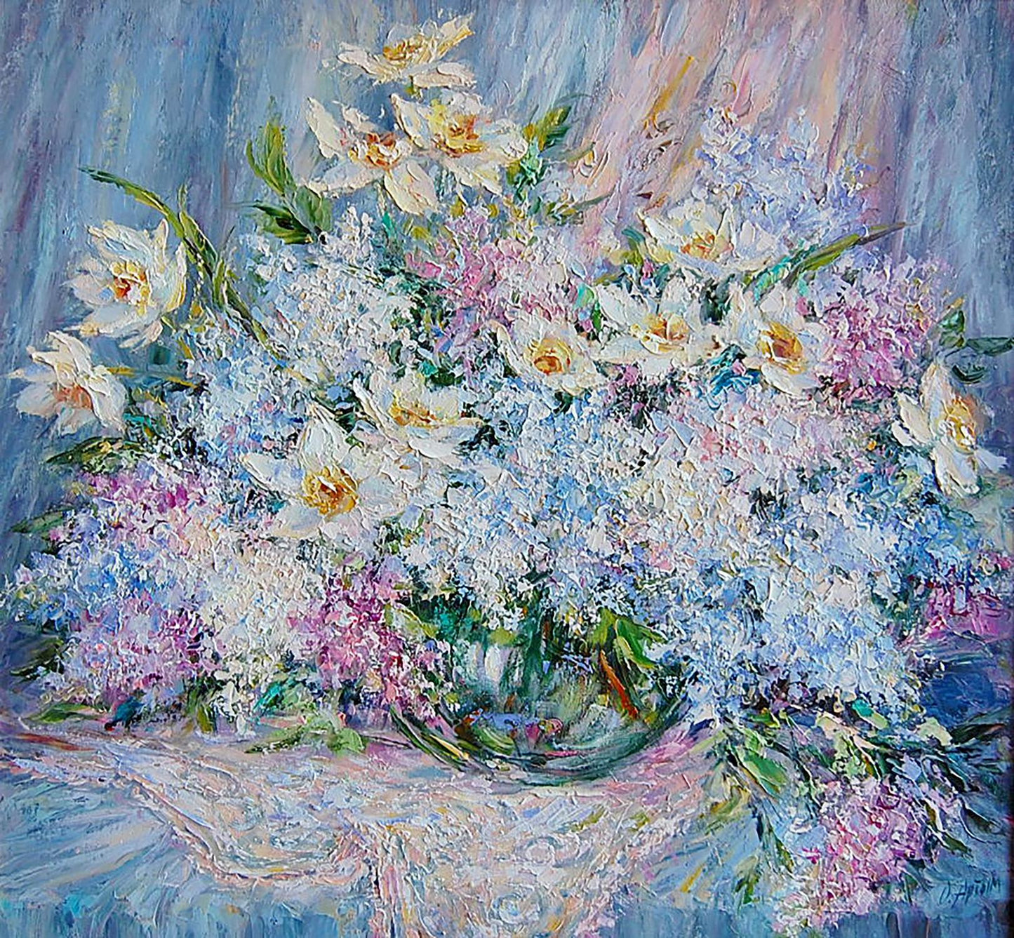 Oil painting Spring bouquet Artim Olga