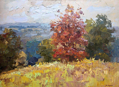 Oil painting September colors Serdyuk Boris Petrovich