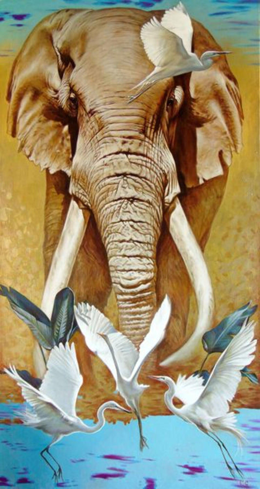 Oil painting Elephant Goncharenko V. V.