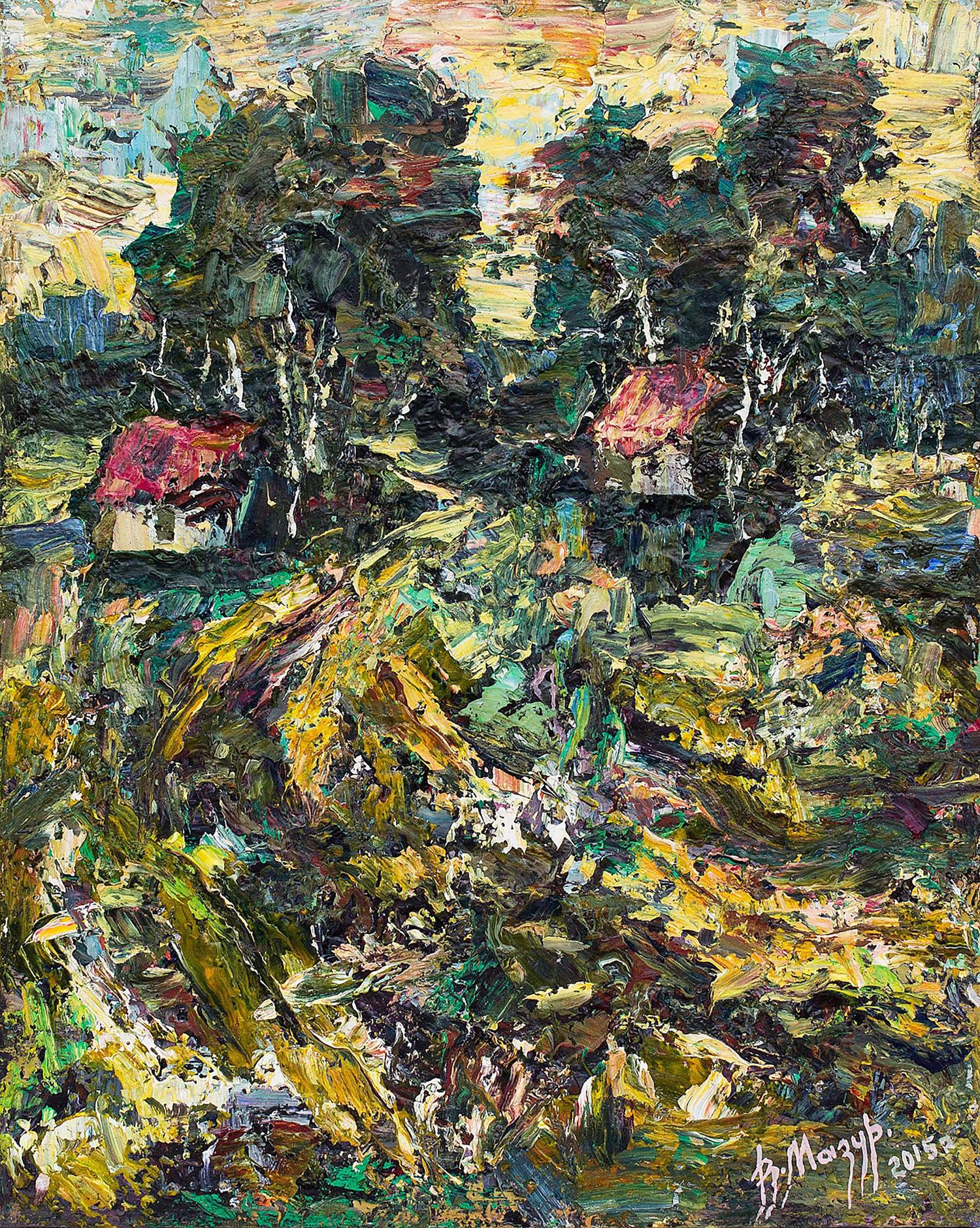 Oil painting Breath of autumn Vladimir Mazur