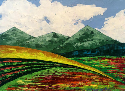 Oil painting Summer in the mountains Zadorozhnya V. V.