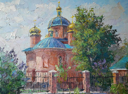 Oil painting Lilac blooms / Serdyuk Boris Petrovich