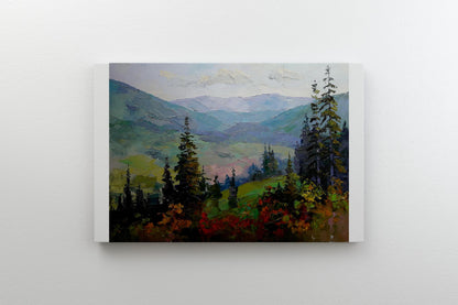 Oil painting Carpathian massif Serdyuk Boris Petrovich