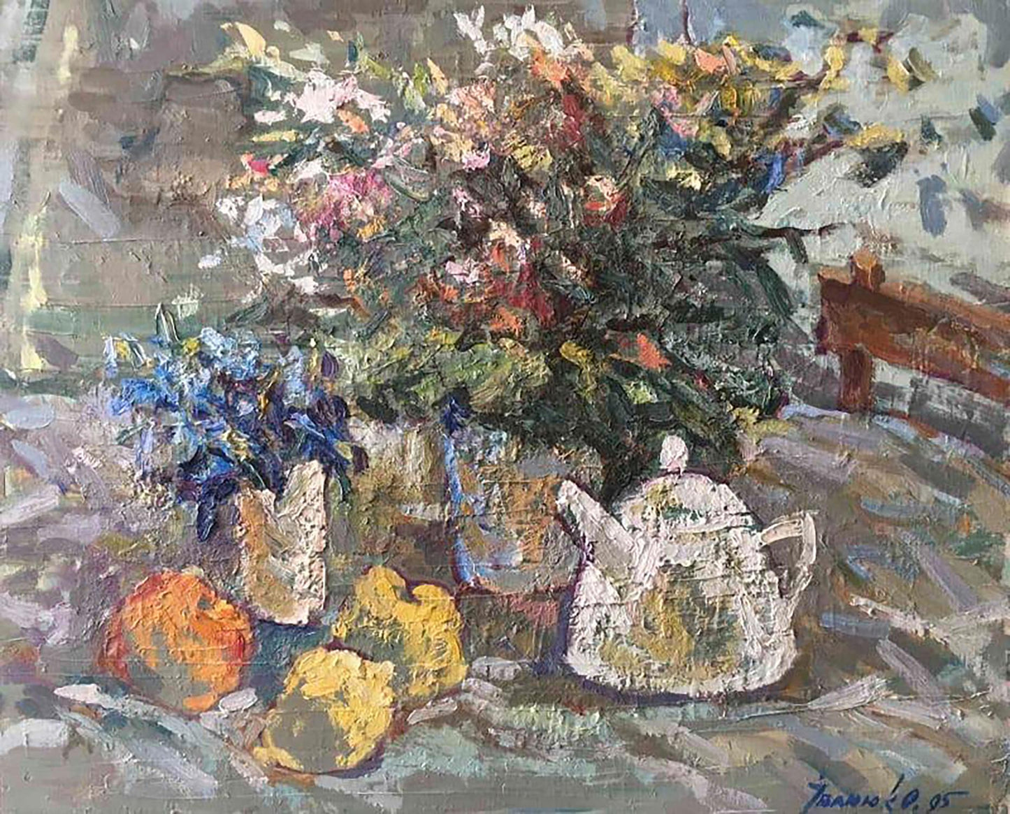 Oil painting Morning still life Ivanyuk Alex