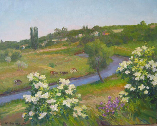 Oil painting Elderflower Pinchuk