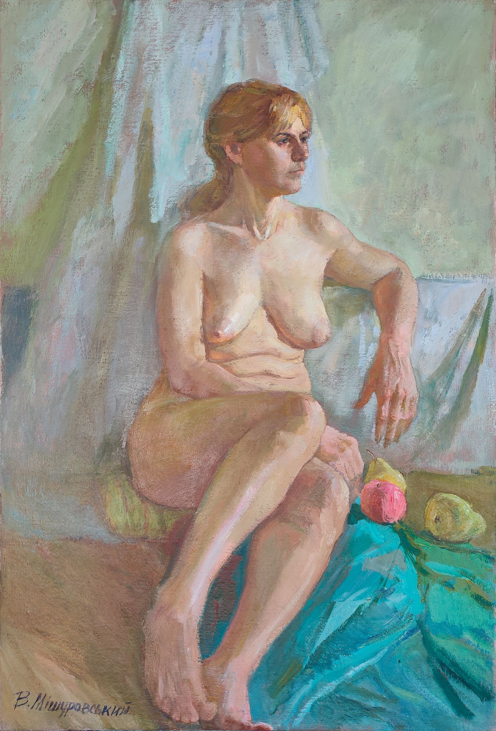 Oil painting Naked Mishurovsky V. V.