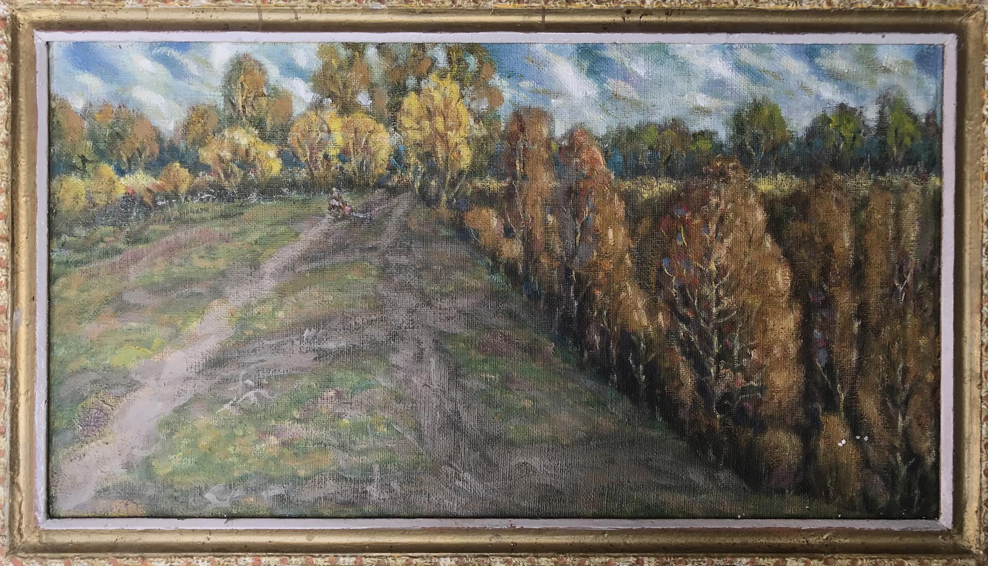 Oil painting autumn landscape buy