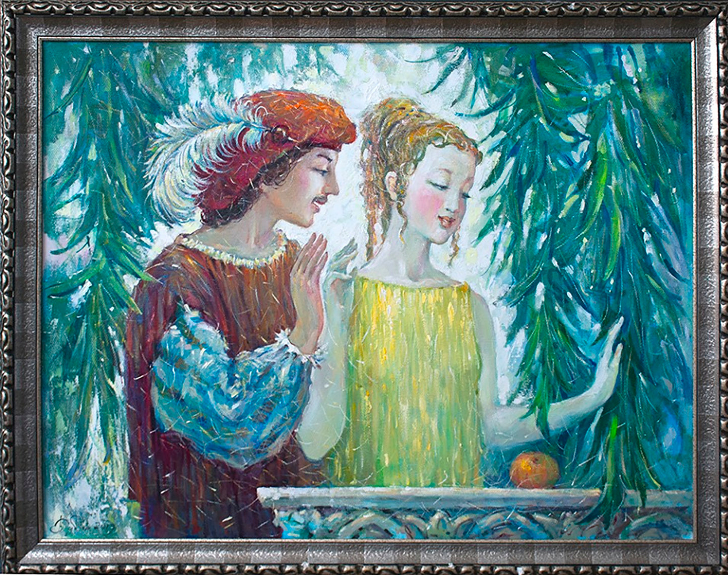 Oil painting Romeo and Juliet Dubinin Yurii