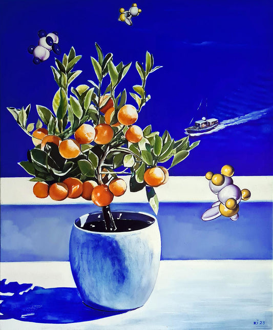 Oil painting Orange growing Igor Konovalov