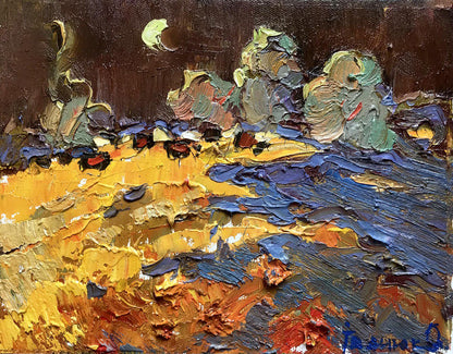 Oil painting Evening Ivanyuk Alex