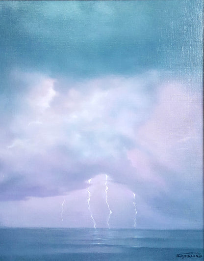 Oil painting Storm Korkishko Vasily