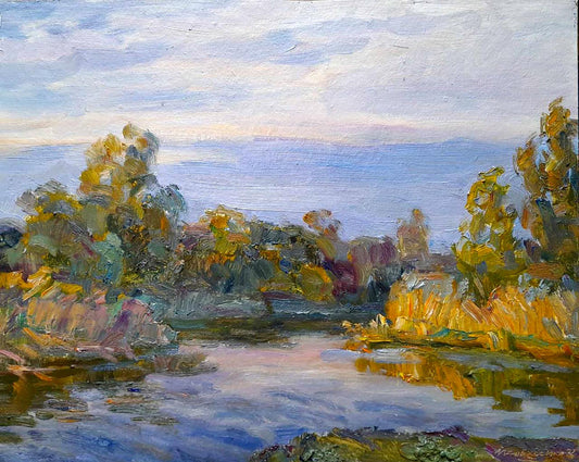 Oil painting Sunny day Kovalenko Ivan Mikhailovich