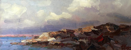 Oil painting Rocky coast Alexander Nikolaevich Cherednichenko