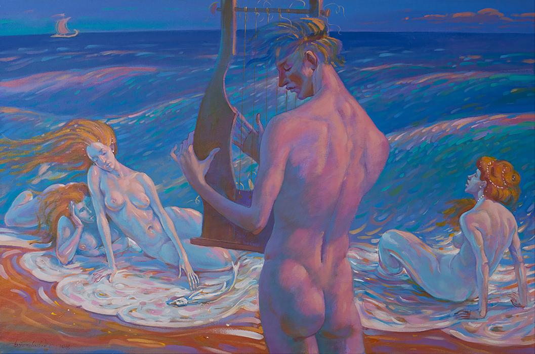 Contemporary Art  Buy Acrylic painting Orpheus Nicolay Butkovsky