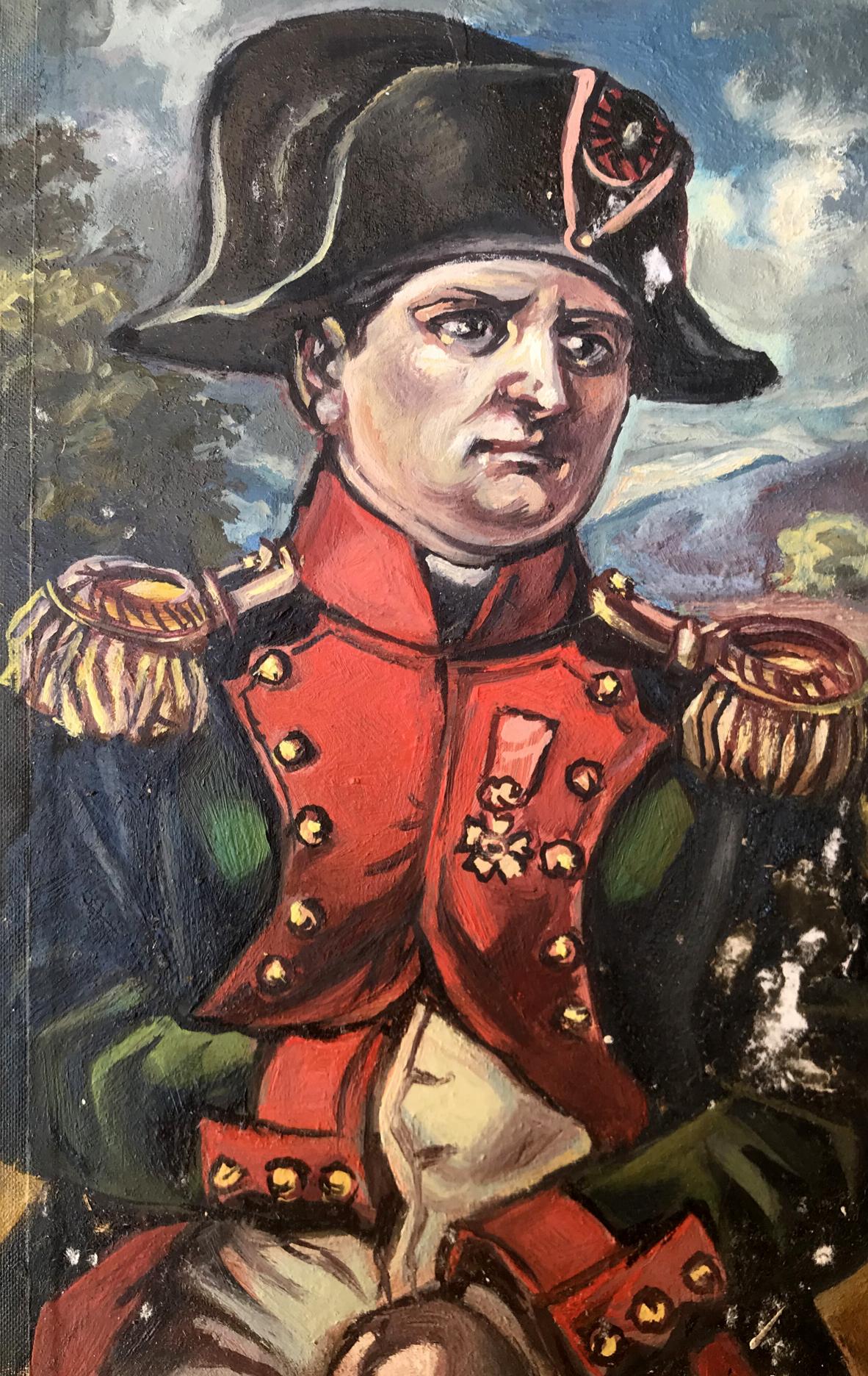 Oil painting Portrait of Napoleon Alexander Arkadievich Litvinov