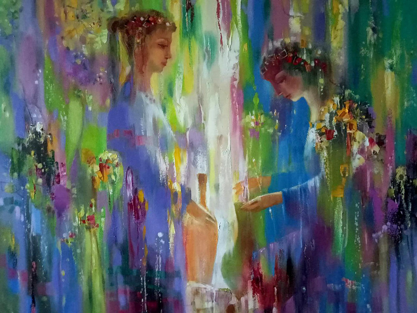 Abstract oil painting Source Anatoly Borisovich Tarabanov