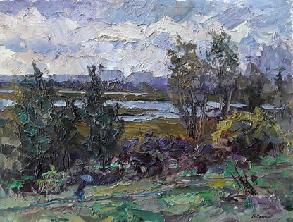 Oil painting Before the rain Serdyuk Boris Petrovich