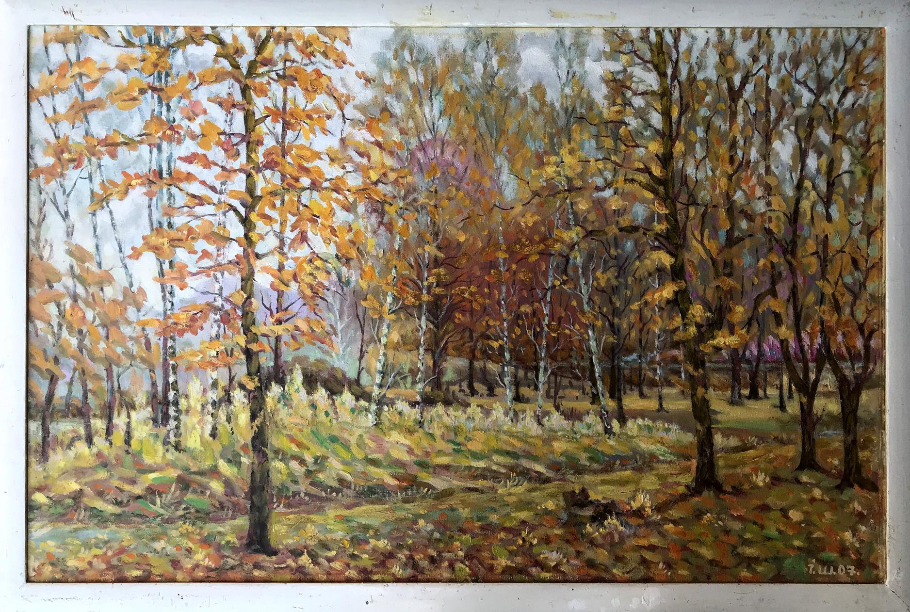 Oil painting Golden Autumn buy