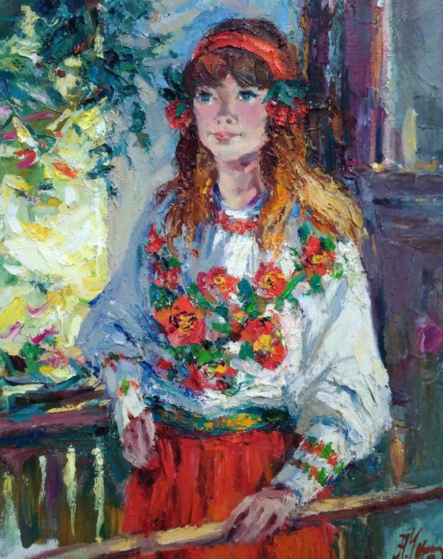 Oil painting Mom is a gift Alexander Nikolaevich Cherednichenko