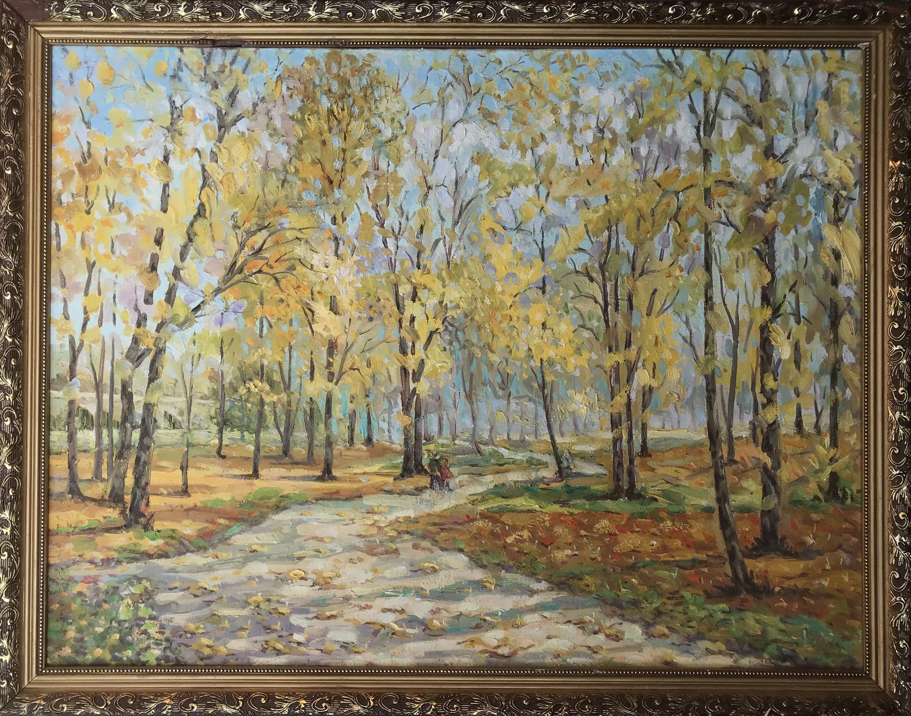Oil painting October colors Shapoval Ivan Leontyevich