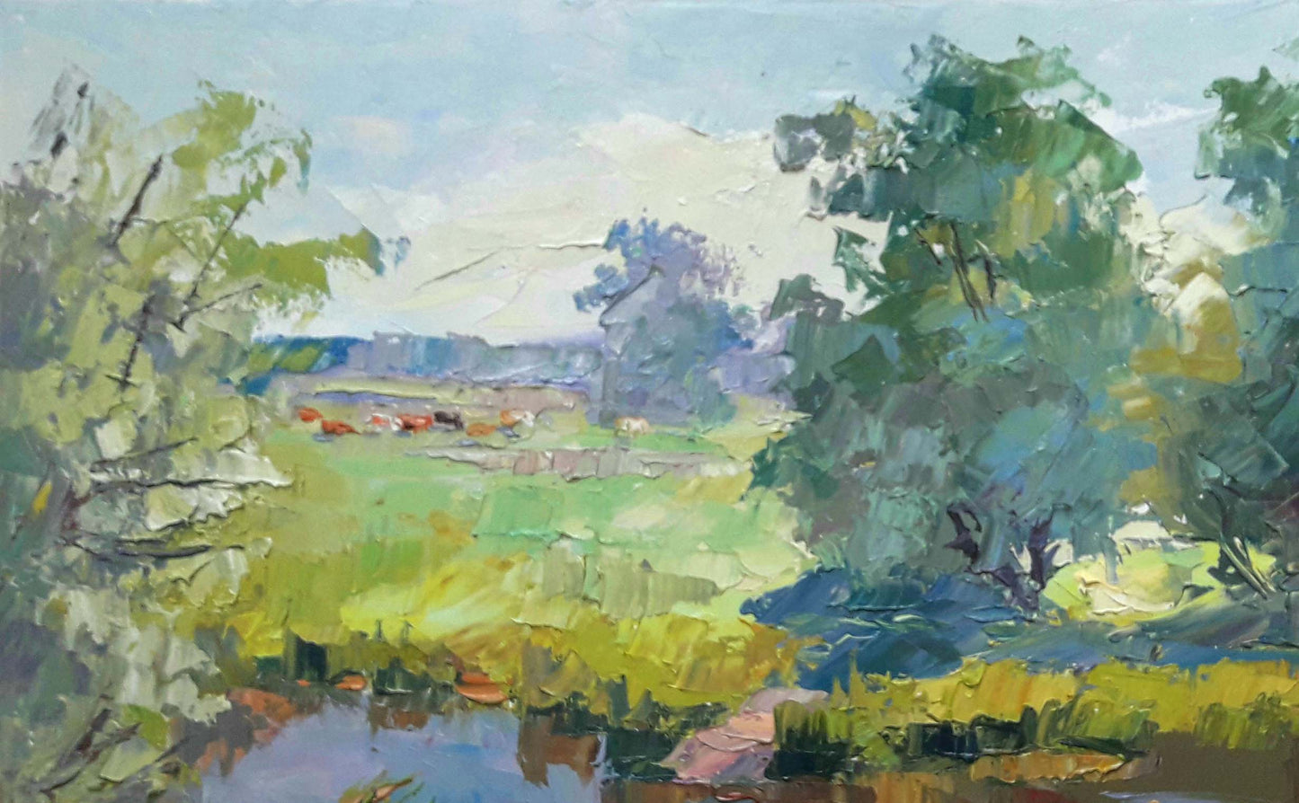 Oil painting Summer day Serdyuk Boris Petrovich №SERB 514