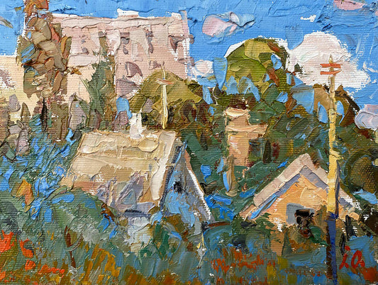 Oil painting At noon Ivanyuk Alex