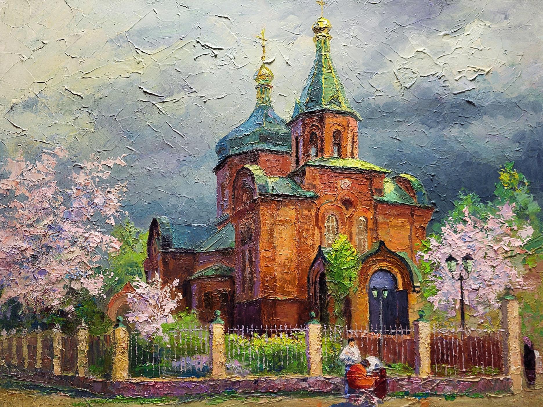Oil painting Spring Serdyuk Boris Petrovich