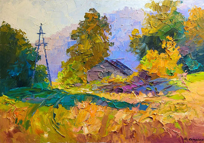 Oil painting Golden morning Serdyuk Boris Petrovich